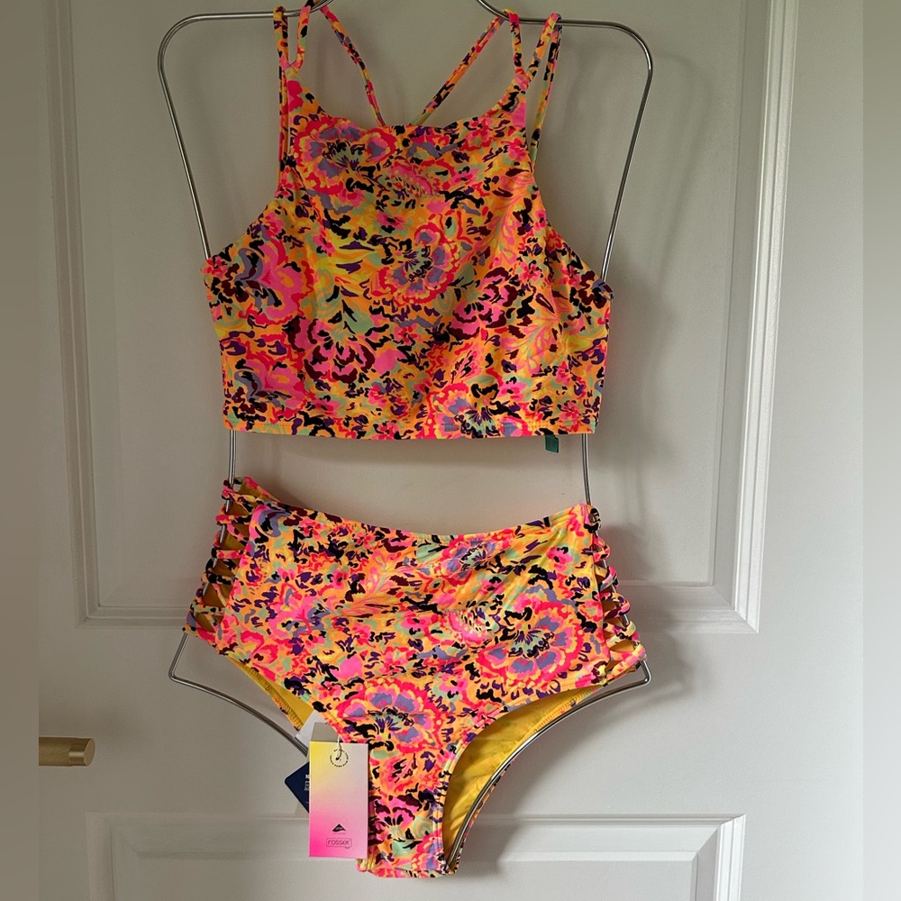 Cia Marítima Floral Bikini Set in neon Colors